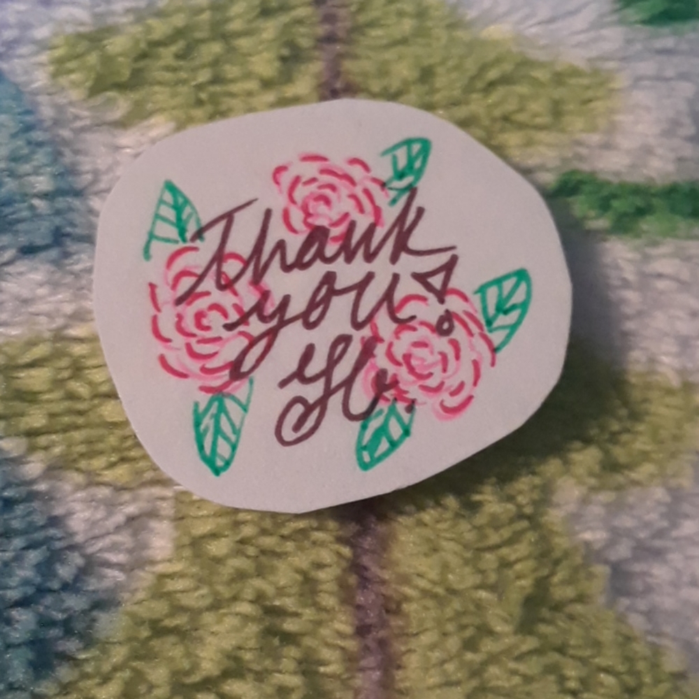 "Thank you!" Stickers